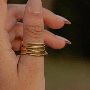 Gold Plated layer ring