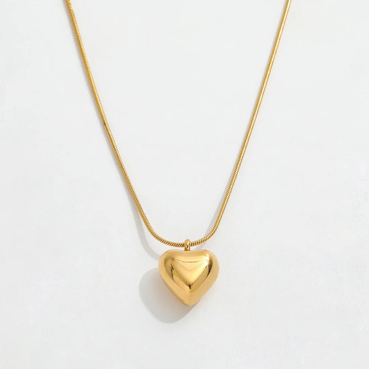 Solid Heart Necklace