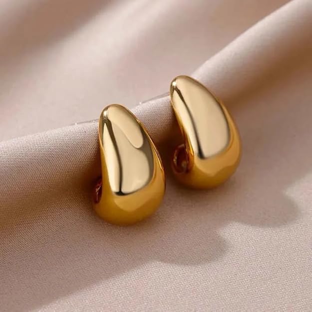 Oval shape Ear Stud