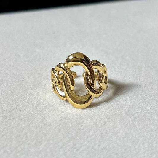 Elegant stainless steel ring