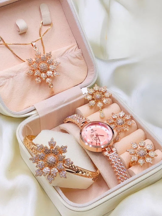 Premium Gold Jewelry Gift Set – Complete Luxury Collection