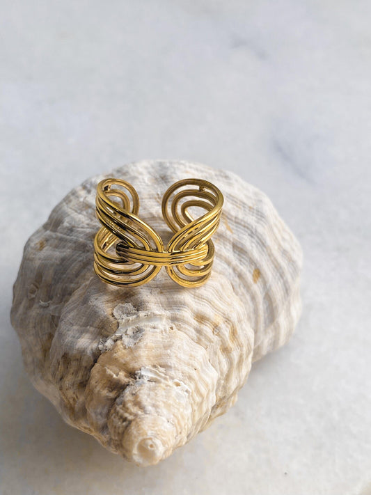 Ring Butterfly gold