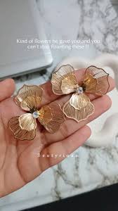 Big Flower Earring