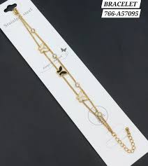 Double Layer Butterflies Bracelet